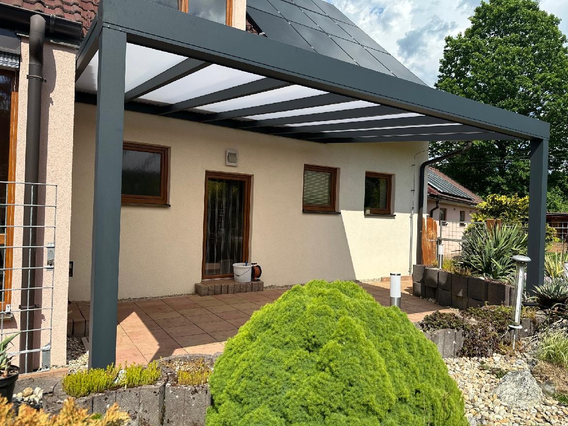 Hliníková pergola k montáži svépomocí - 2