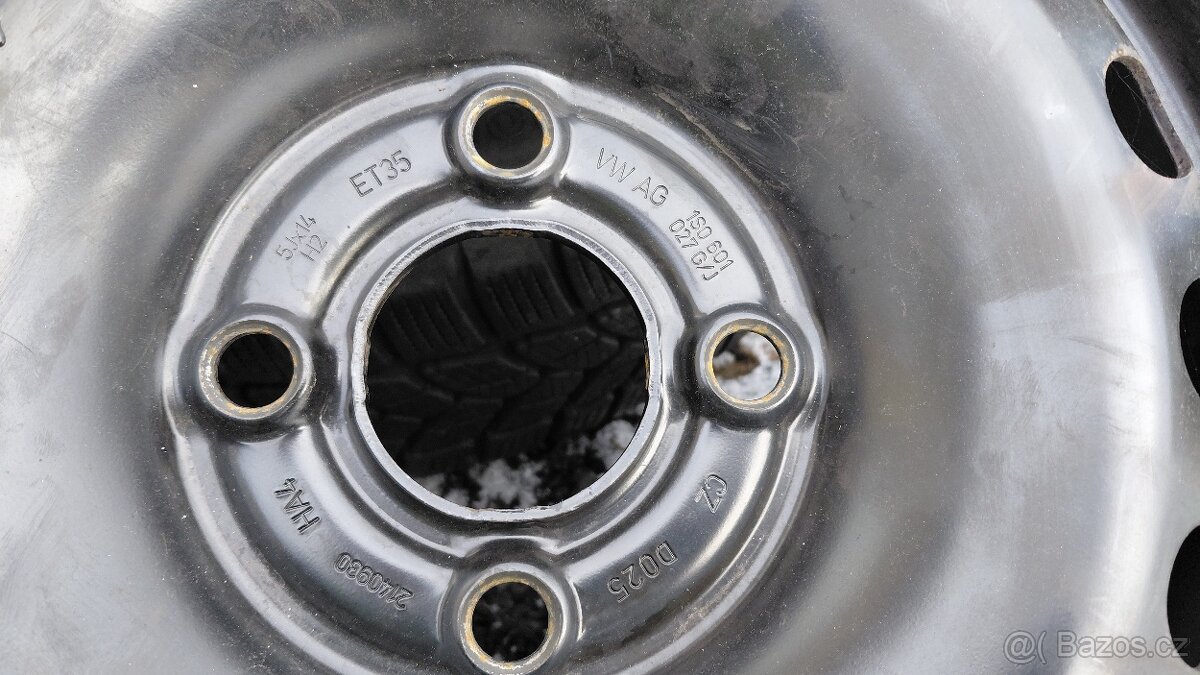 zimní kola Škoda Citigo,VW Up,Seat Mii, 165/70/14 zimní - 2