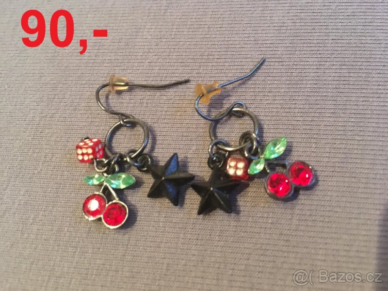 Bižuterie - hodinky, naušnice, náramek - 2