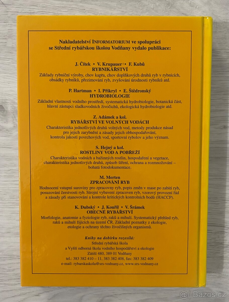 Prodám knihu Pstruhařství: - 2