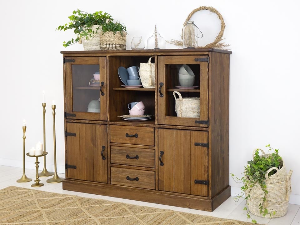 RUSTIKÁLNÍ KREDENC - 2