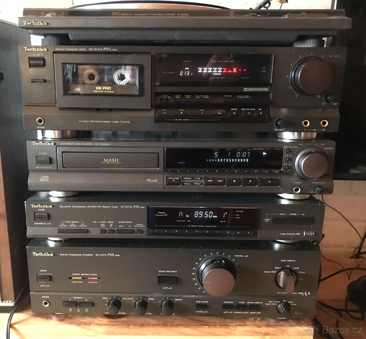 ZESILOVAČ TECHNICS SU-V470 (1986) 2x90W - 2