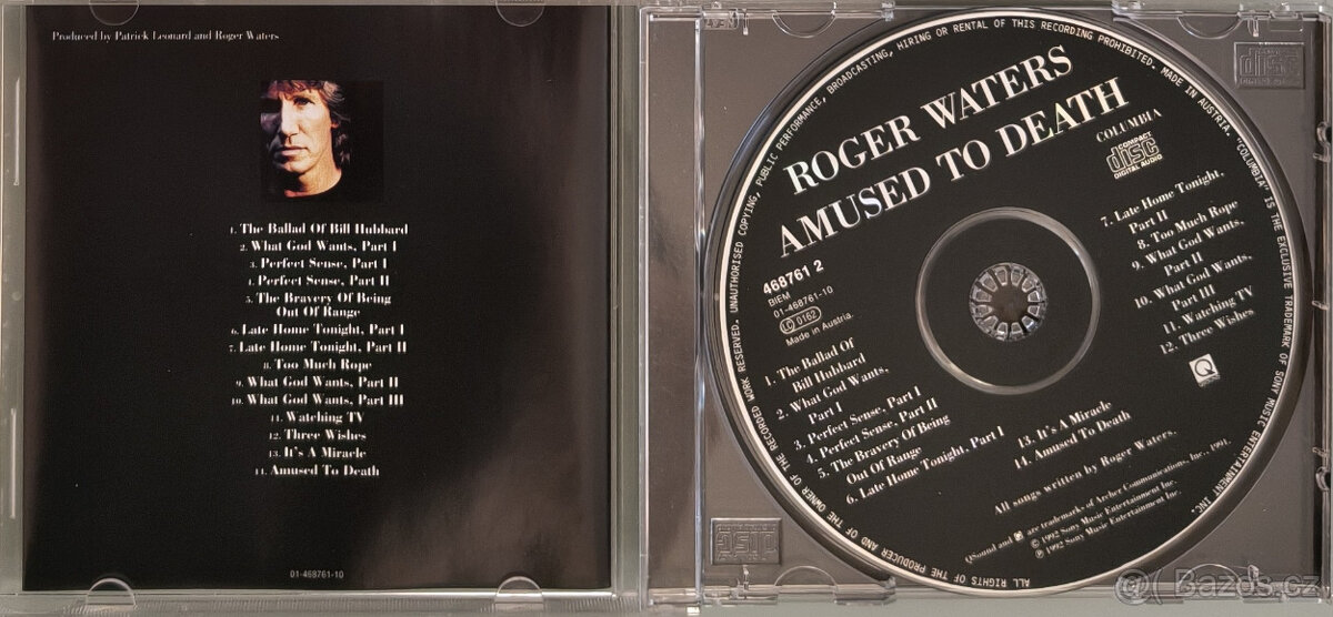 CD Roger Waters: Amused To Death - 2