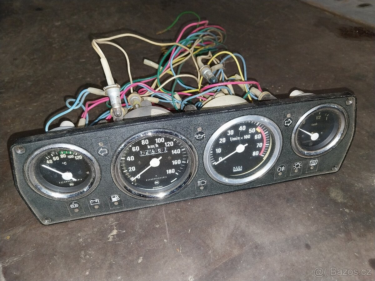 Budíky Škoda 105 - 130 více typů - 2