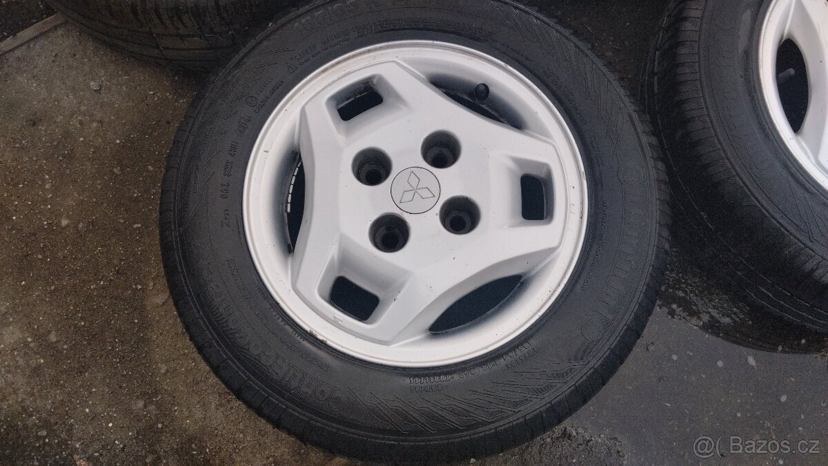 Alu kola 4x114,3 r14 (letni pneu 185/65/14) CENA ZA SADU - 2