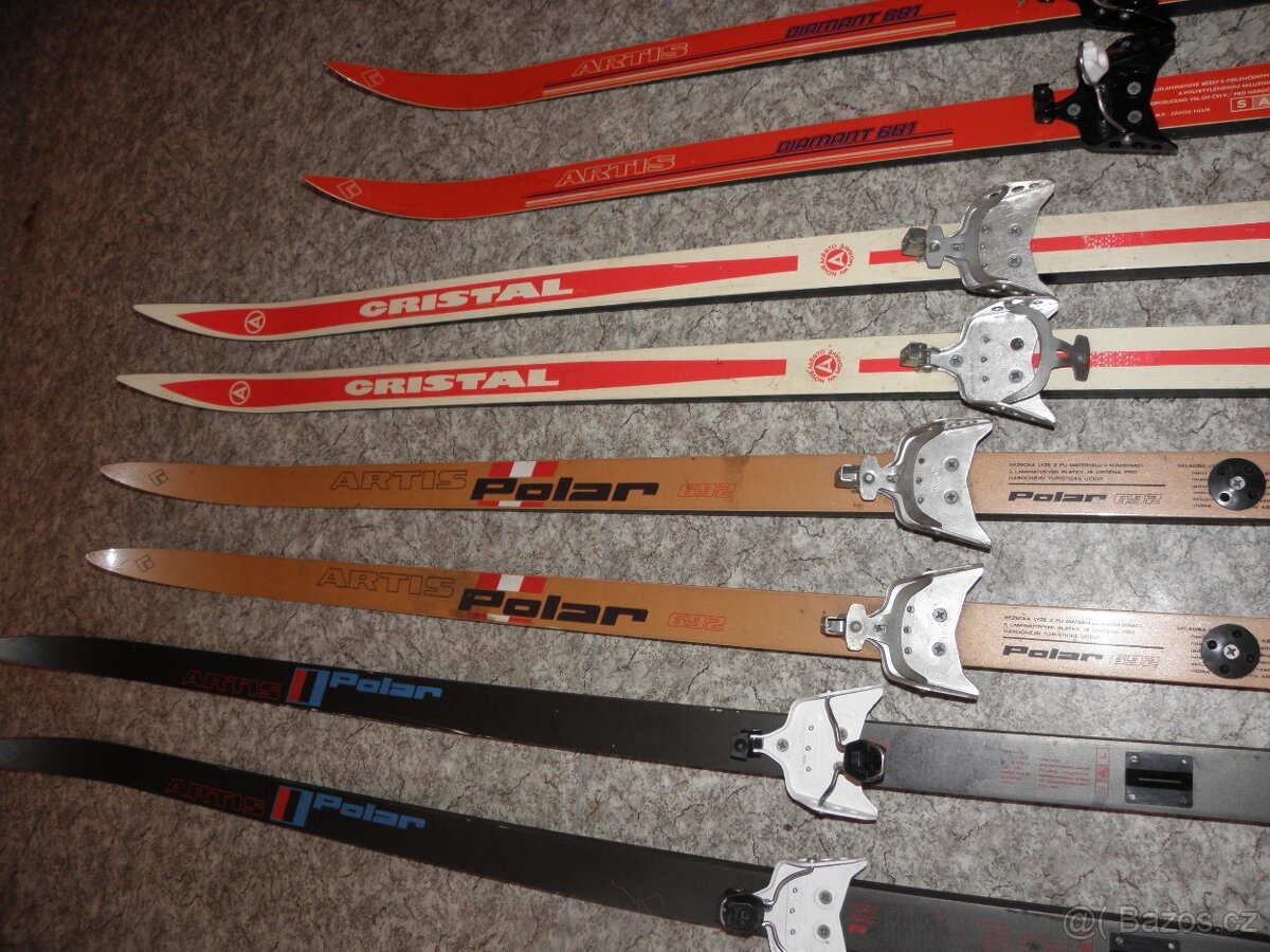 Běžky - starší běžky s vázáním 75 - 2