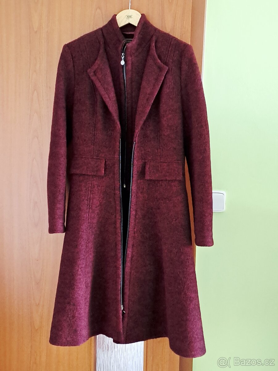 Dámský vlněný zimní kabát, velikost M/L, G.Páralová - 2