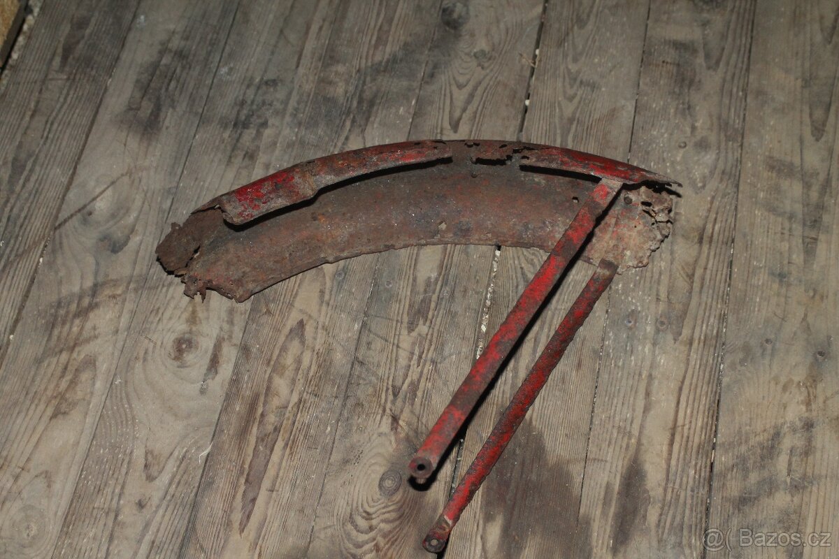 JAWA SPECIAL VILLIERS vzpěra předního blatníku držáky spz - 2