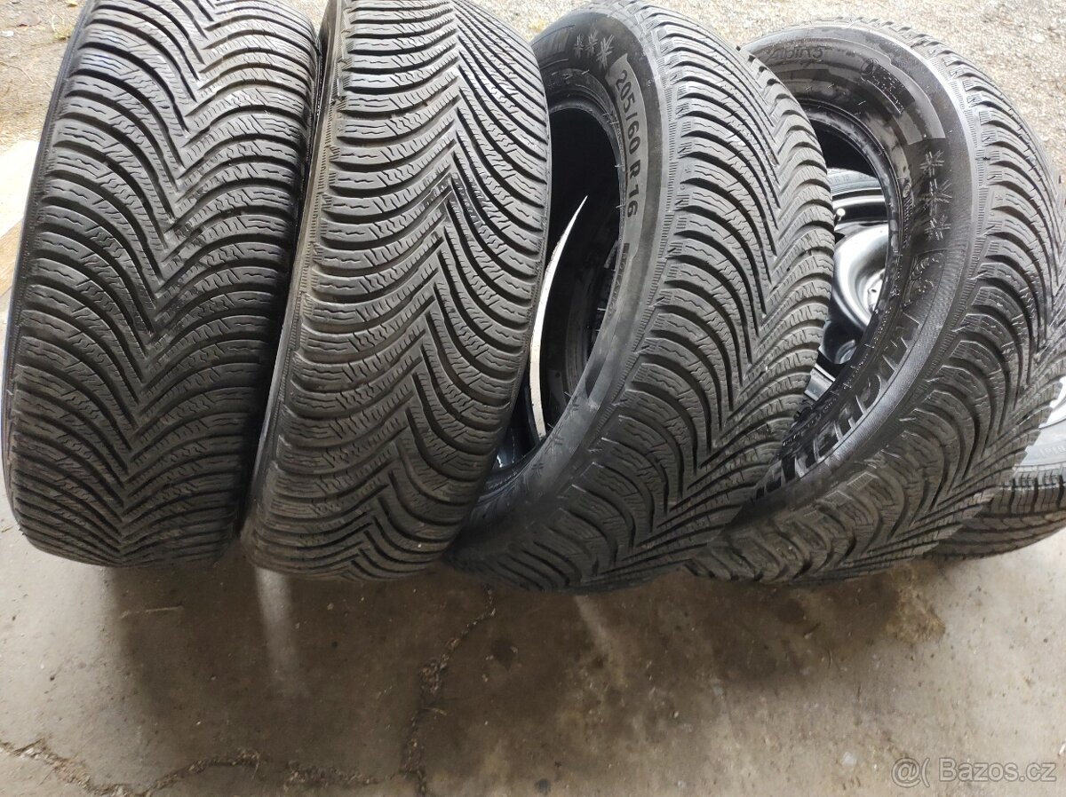 205/60 r16 m+s zimní MICHELIN ALPIN 6mm - 4ks - 2