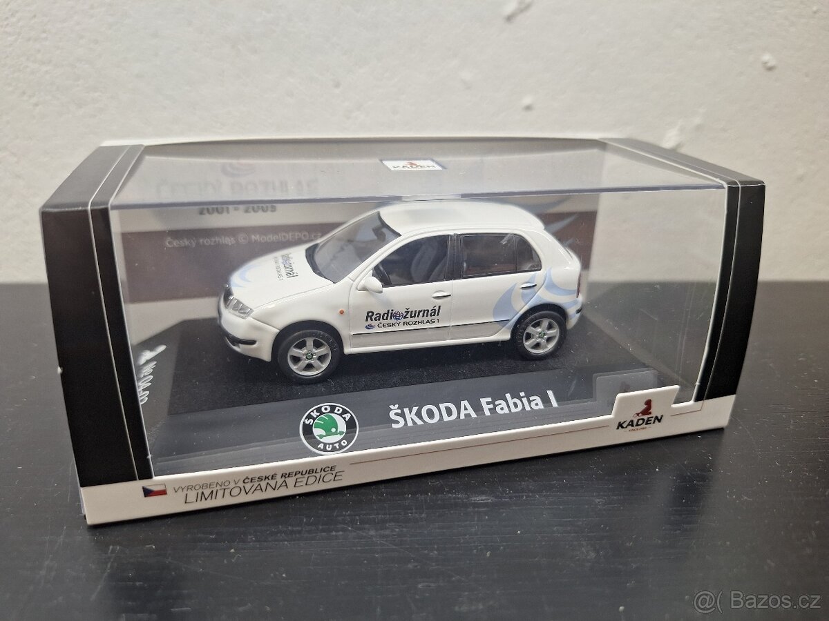 Modely Škoda značky Abrex a Kaden 1:43 - 2