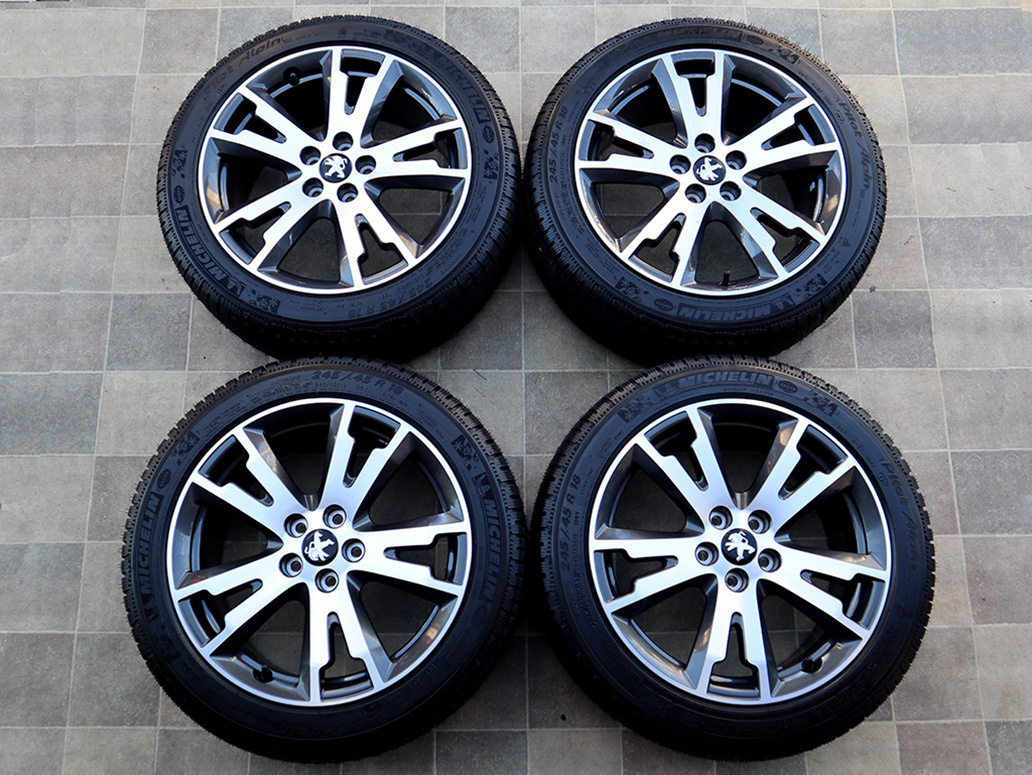 18" Alu kola = 5x108 = PEUGEOT 508 – ZIMNÍ – LEŠTĚNÉ - 2