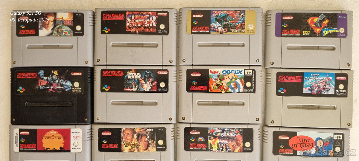 STARÉ TV VIDEOHRY - SUPER NINTENDO SNES 1993 - 2