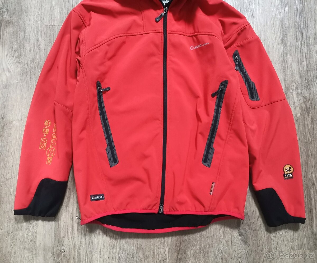 Pánská sportovní softshellová, outdoorová bunda Zóna vel. M - 2
