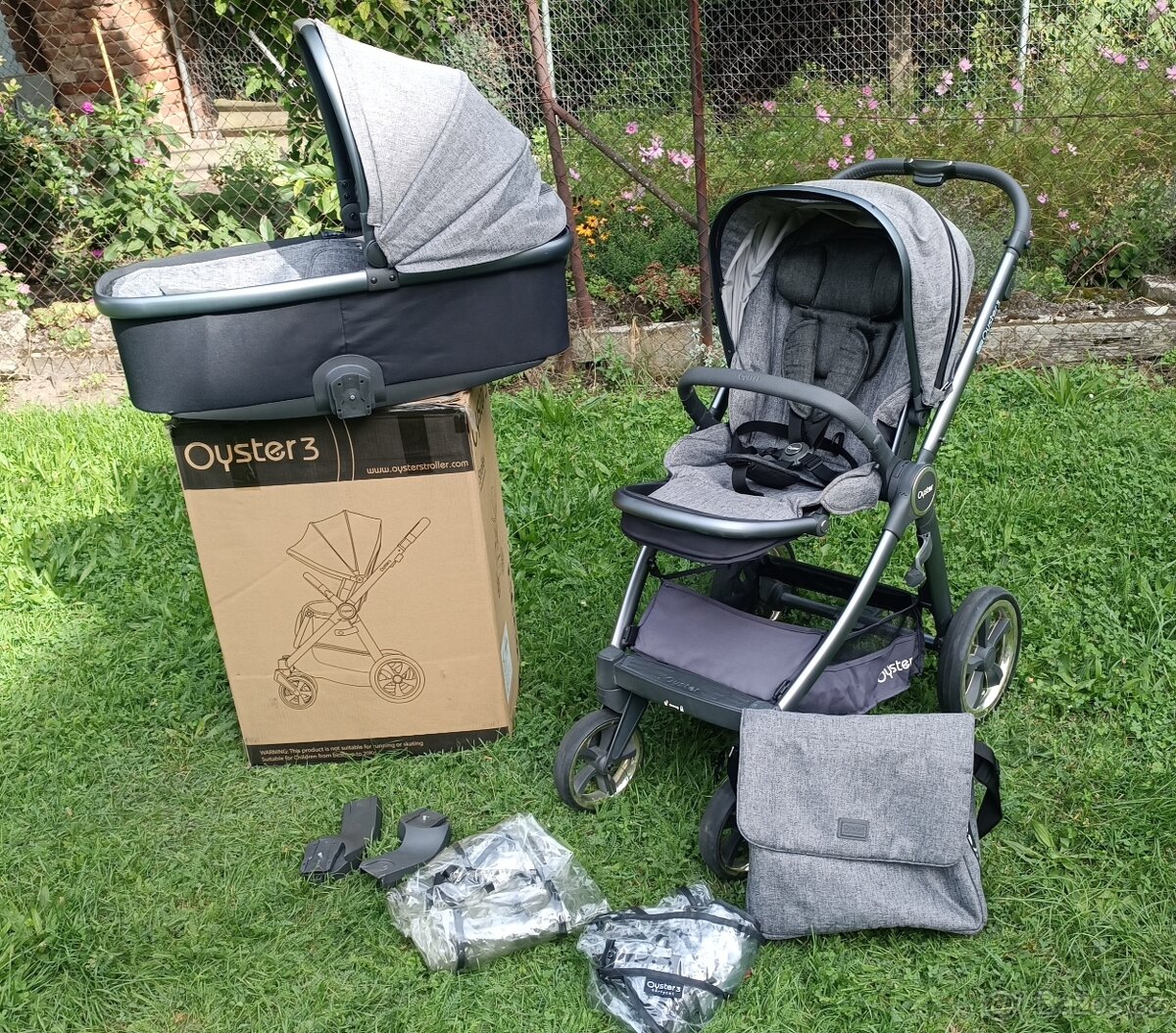 Oyster 3- 2v1 + taška+ adaptéry na autosedačku - 2