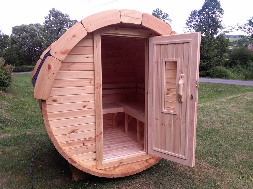 Sauna Marivox, venkovní finská sauna, zahradní sauna - 2