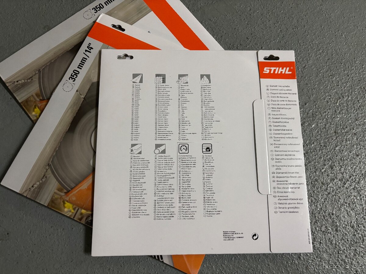 STIHL Diamantový rozbrušovací kotouč, D-B10, 350 mm - 2