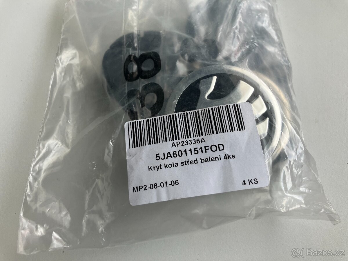 Krytka středu kola Škoda 5JA601151FOD originál nové logo - 2