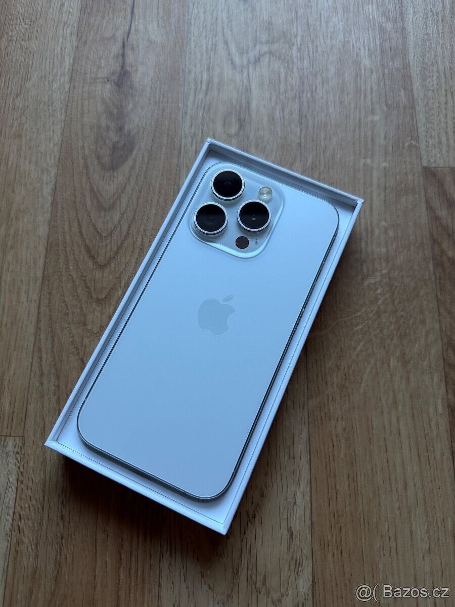 Apple iPhone 15 Pro 128GB bílý - 2