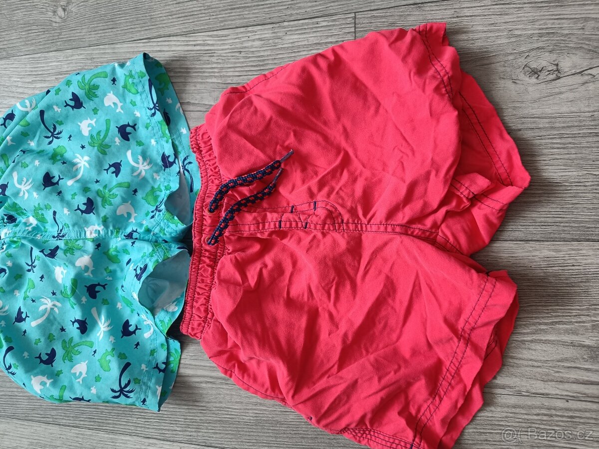 Koupací kraťasy vel. 86/92-98/104 - 2