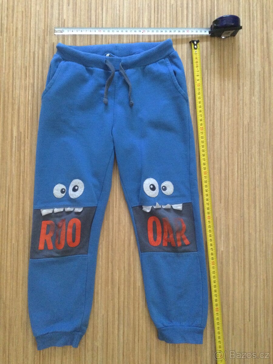 Tepláky vel. 110/116 a 122 - 2