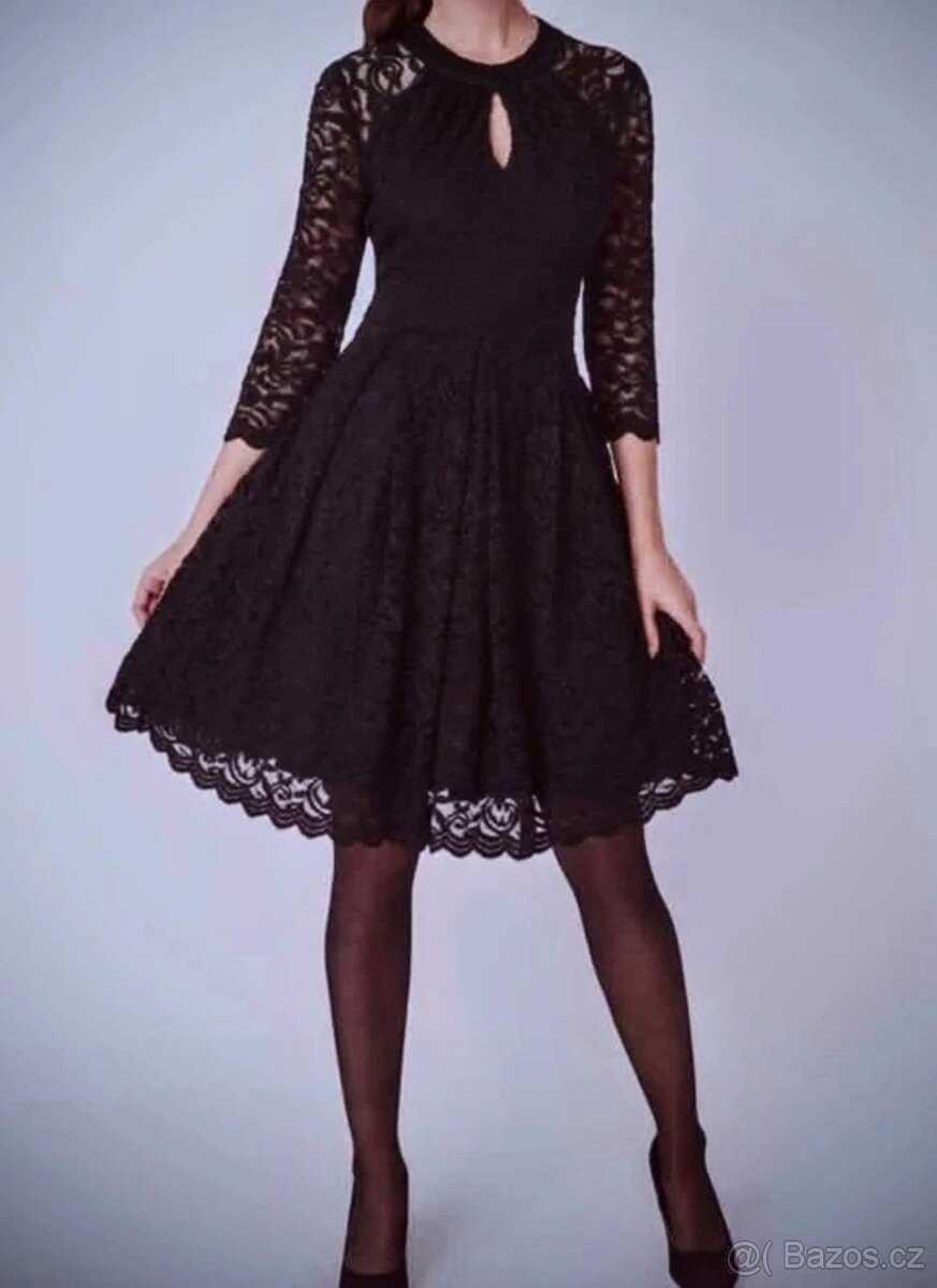 šaty s rukávem vel. S - 2