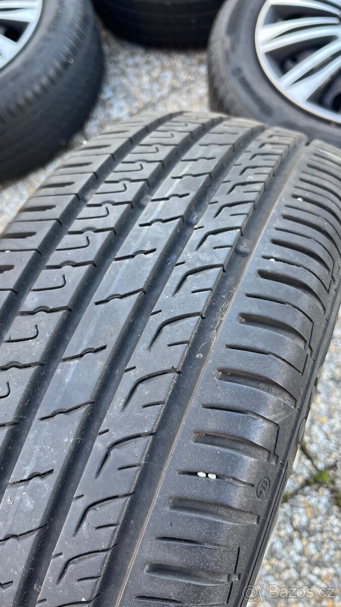 Plechová kola s letními pneu Barum 195/55 R15 - 6mm - 2