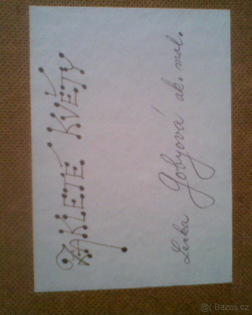 Originál obraz akad.malířky - 2