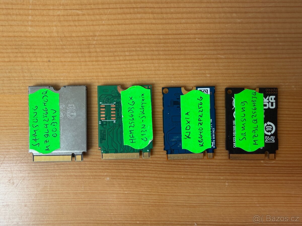 4x SSD 256GB NVME - 2