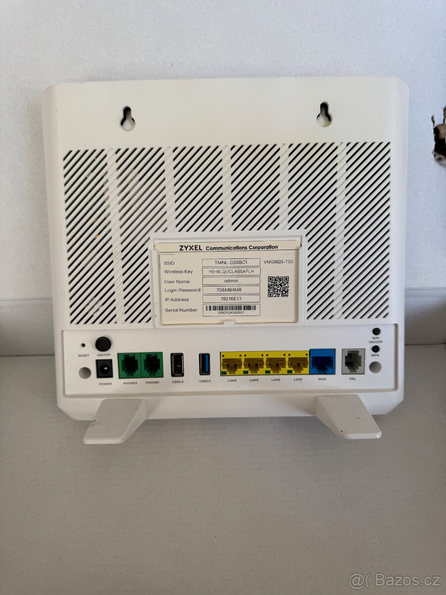 Modem pro pevný DSL internet Zyxel VMG8825-T50 - 2