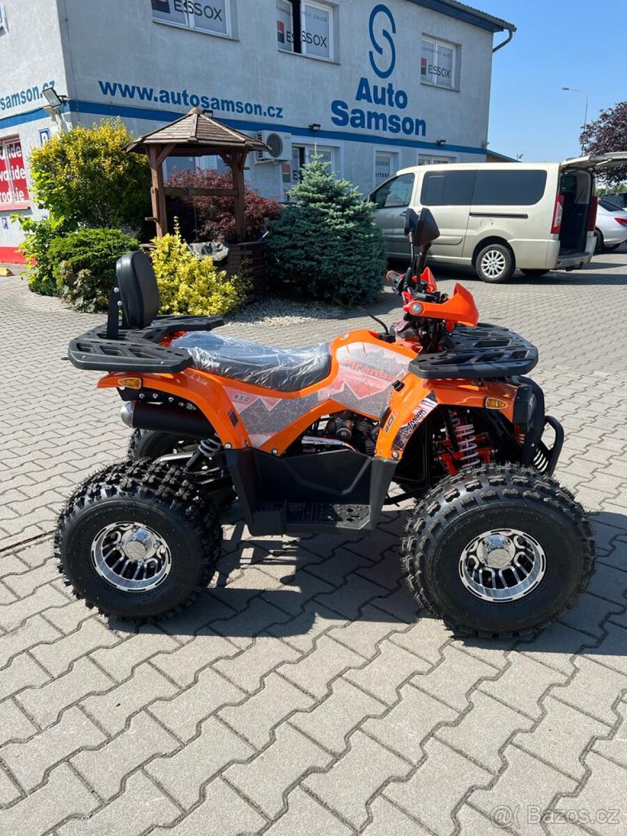 Dětská čtyřkolka Piranha Transformer 125cc 3G8 - oranžová