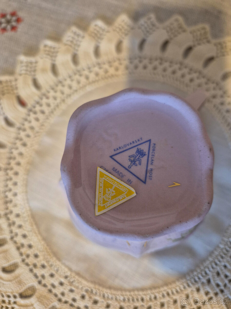 Porcelánový růžový buclák - 2