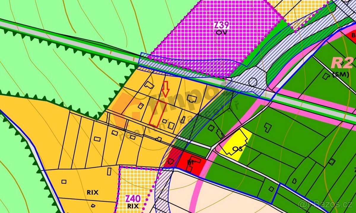 Prodej stavebního pozemku v Chlumci nad Cidlinou - 2