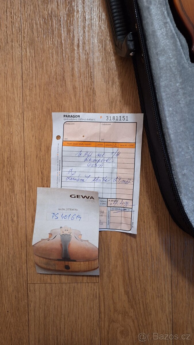 Dětské housle 1/4 - 2