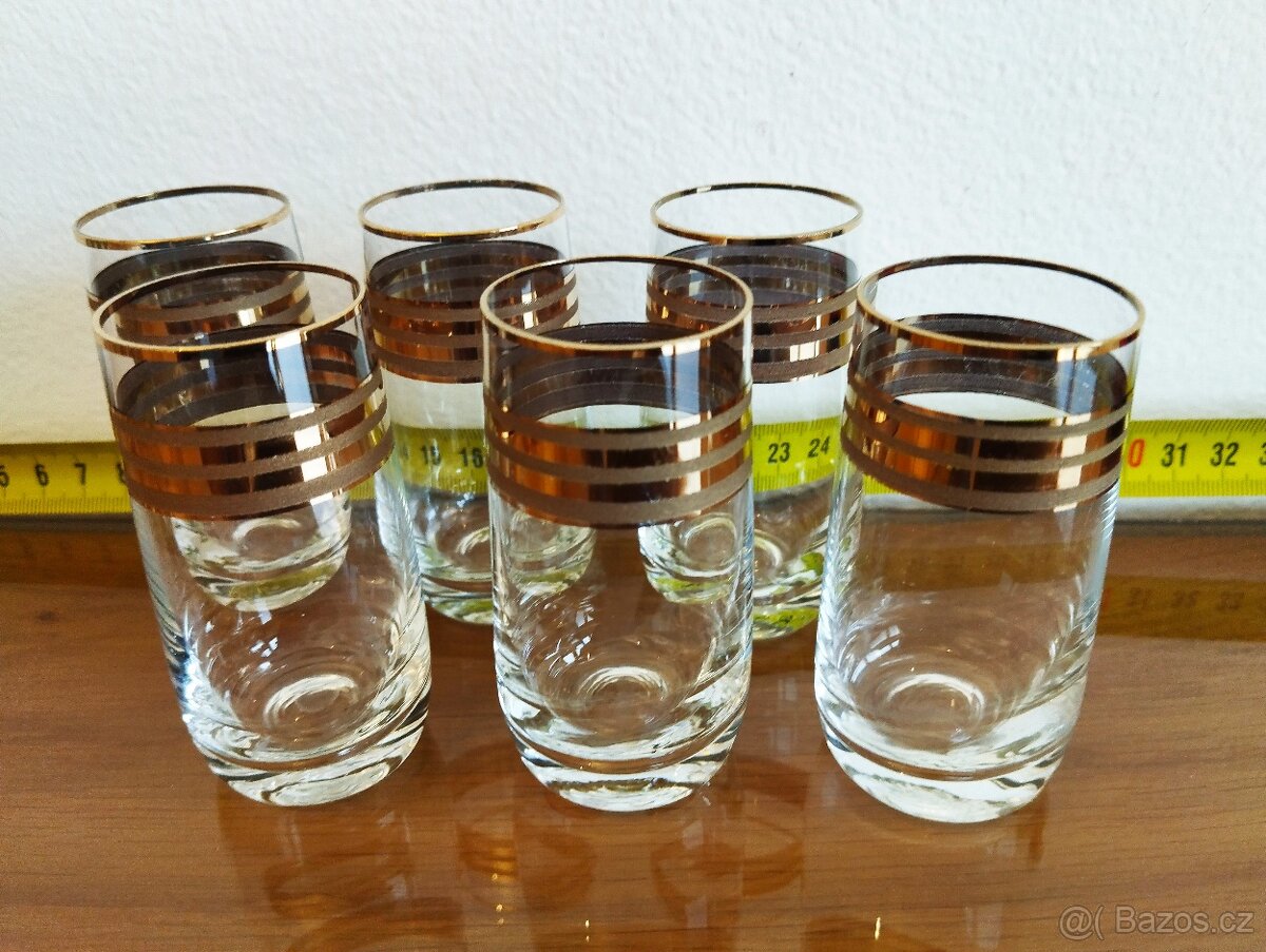 Zlacené skleničky - 2