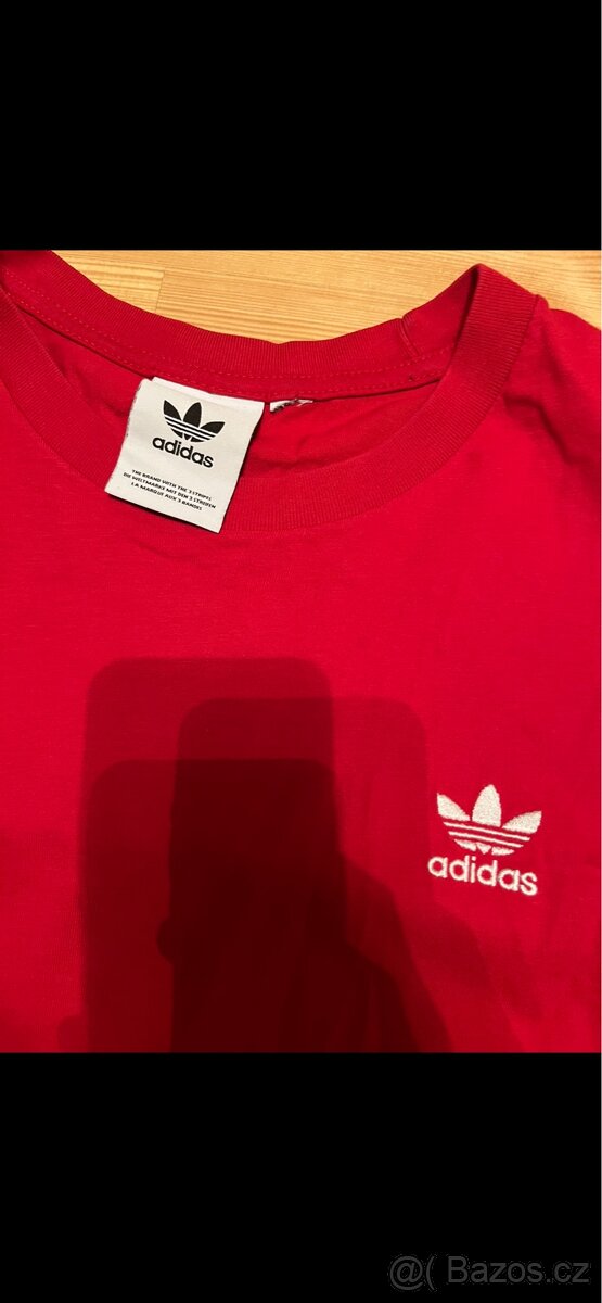Červené Adidas triko pánské - 2