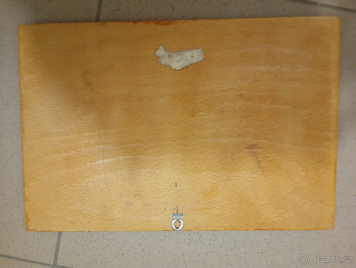 retro dreveny obraz ovoce - 2