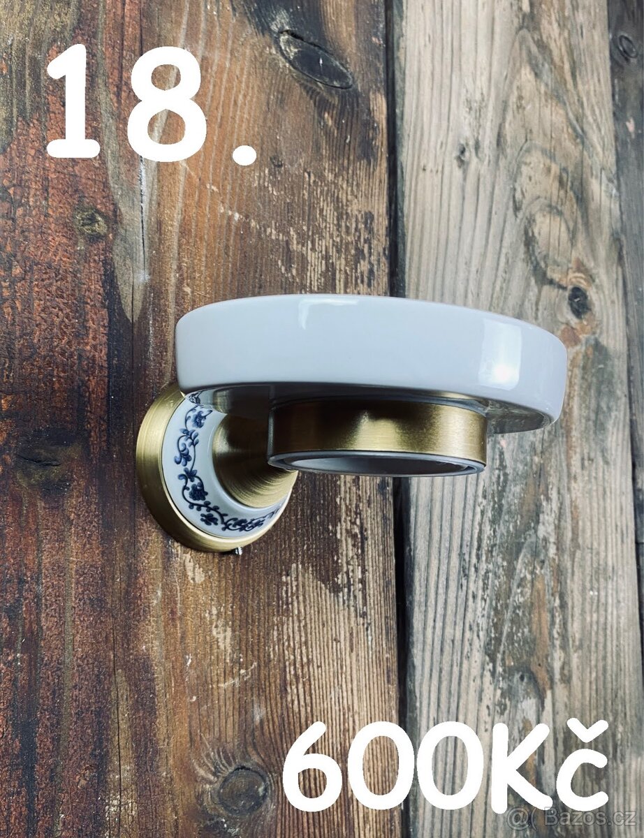 Mosazné koupelnové doplňky - 2