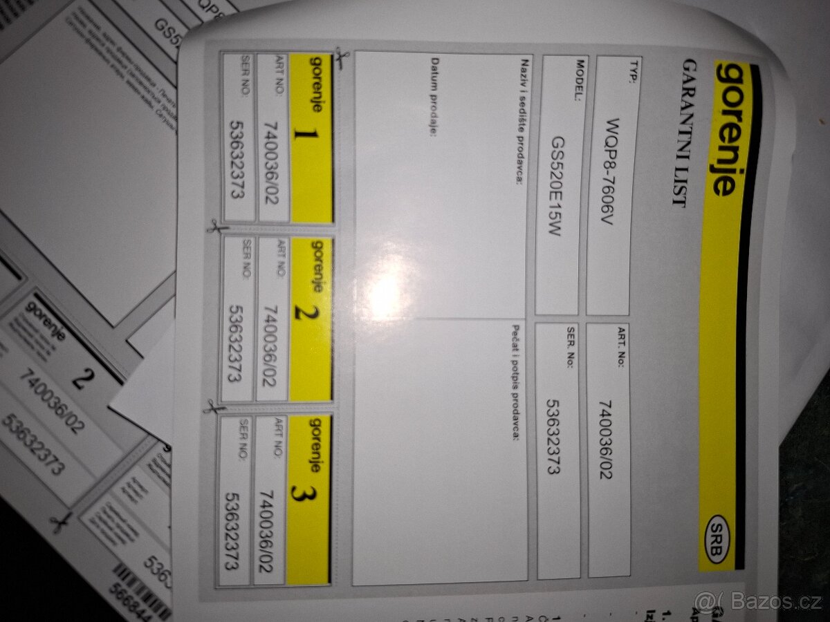 Myčka GORENJE GS520E15W - 2