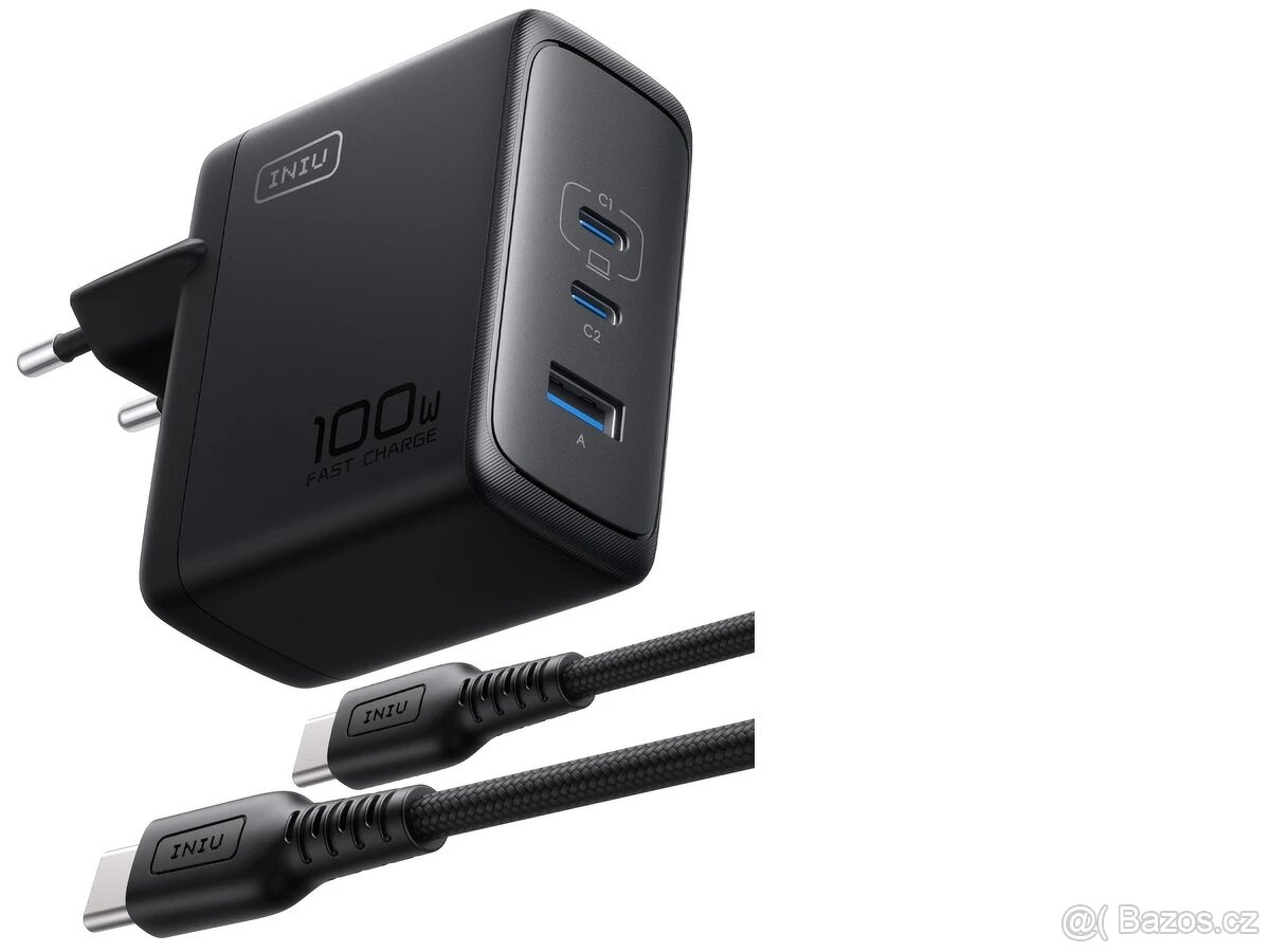 Nabíječka GaN INIU 100W USB-C - 2