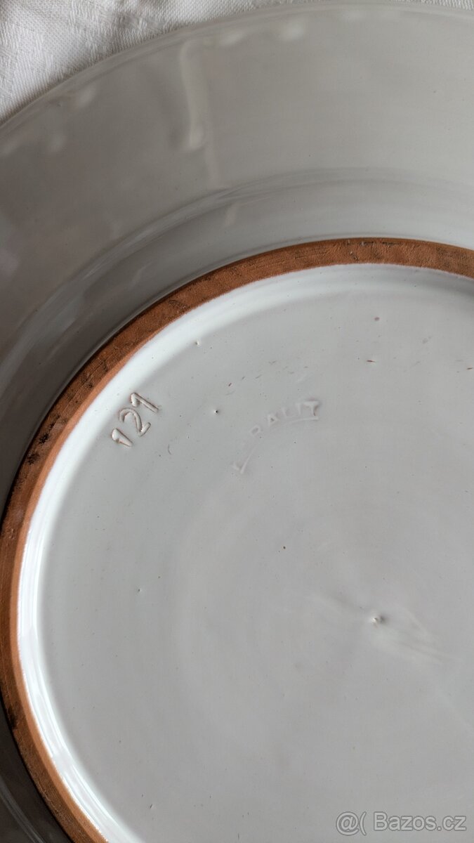 talíř ručně malovaný Keralit - 2