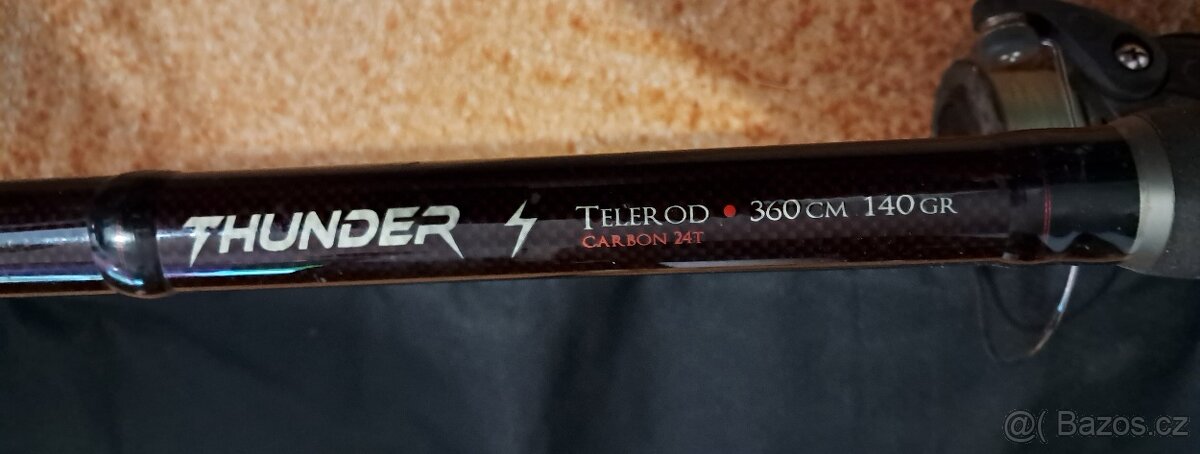 Pruty Delphin Thunder, navijáky Okuma Longbow, tripod - 2