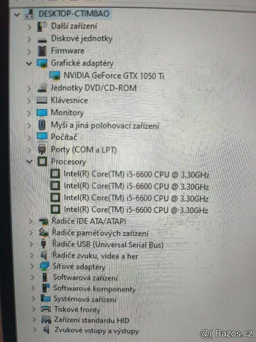 I5-6600/GTX 1050TI/8GB DD4/SSD - 2