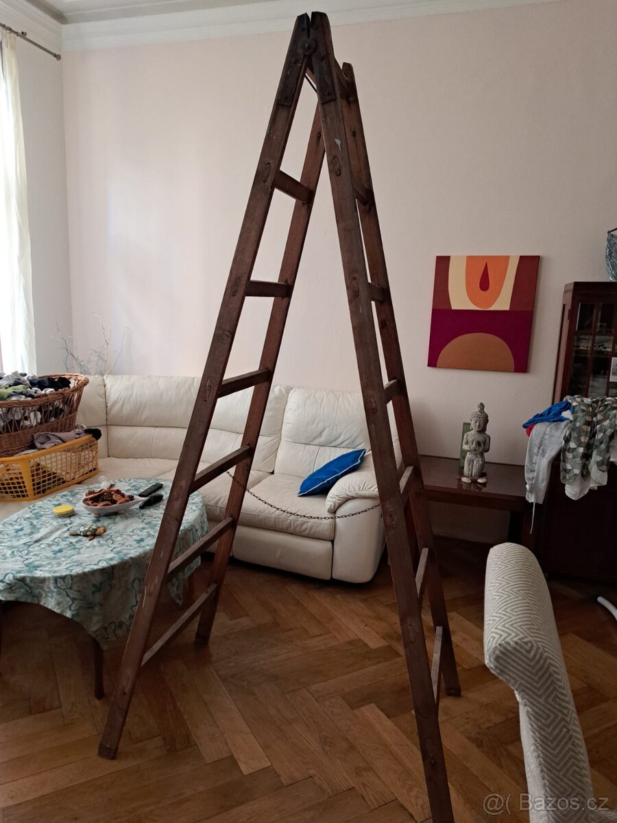 Dřevěné štafle 237cm - 2
