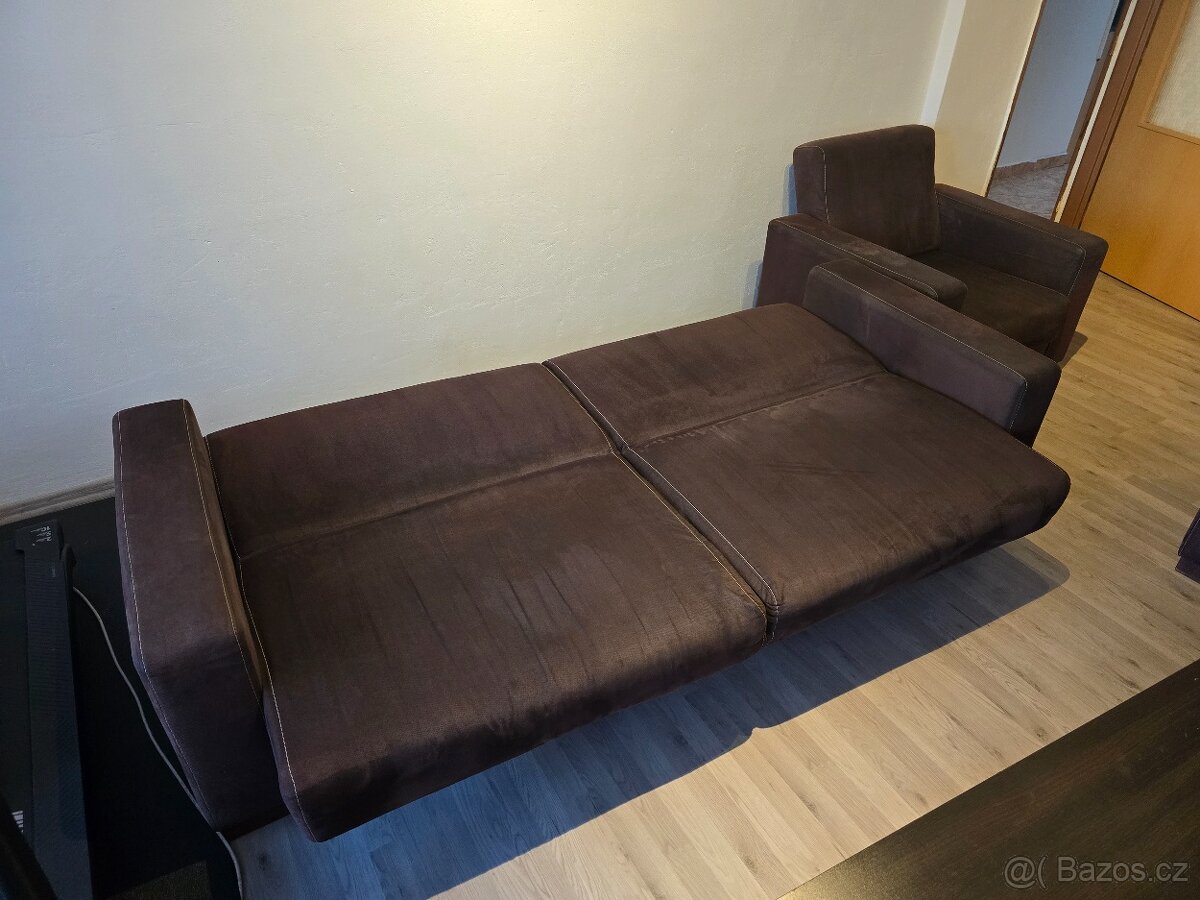 Rozkladaci gauc + 2x kreslo - 2