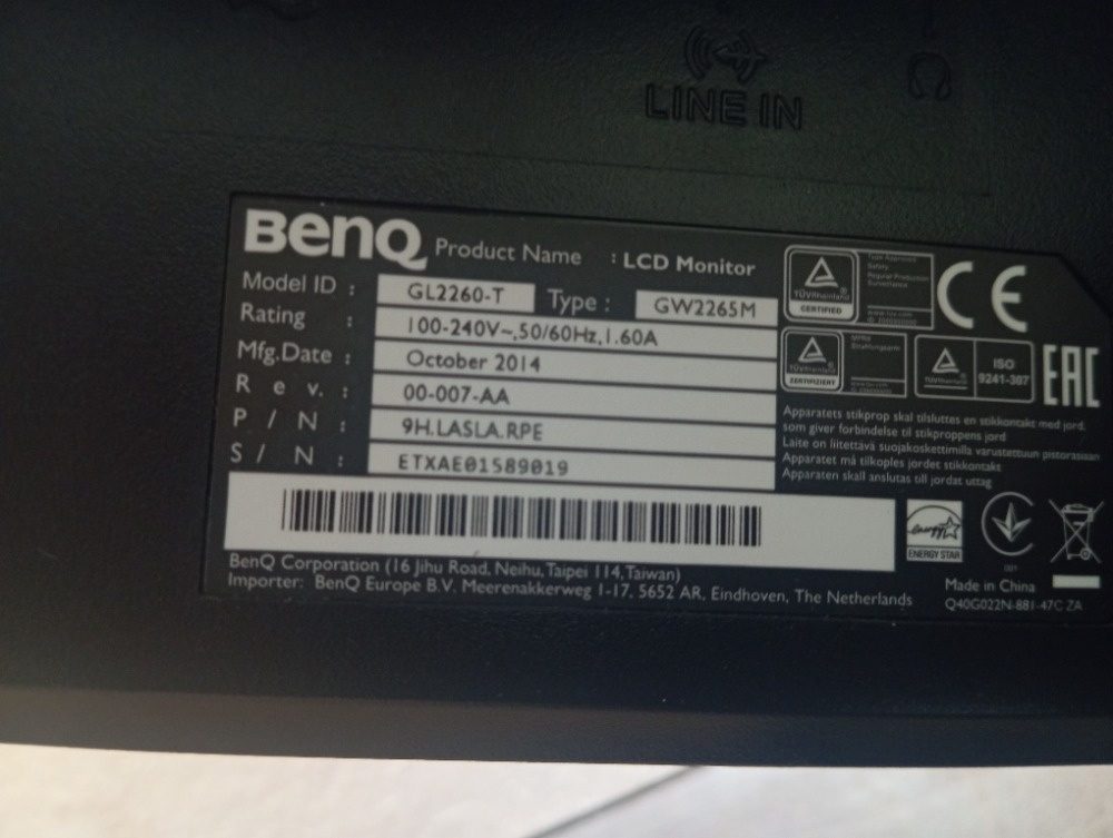 Monitor BENQ GW2265M - 2