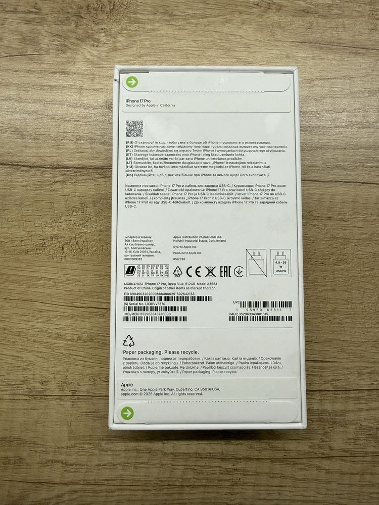 Nový iPhone 17 Pro 512GB deep blue - 2