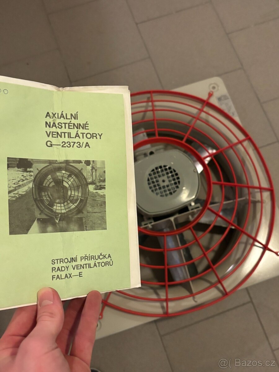 Průmyslový nástěnný ventilátor FALAX-E (550 W) - 2