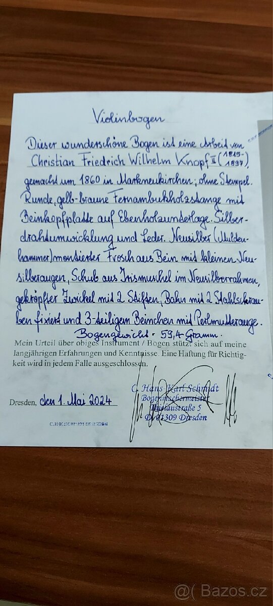 Hously mistrovský smyčec - 2