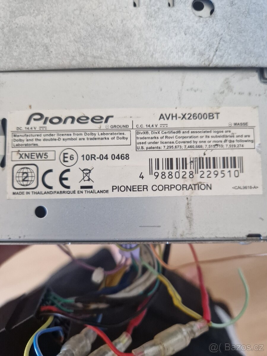 Pioneer AVH-X2600BT - 2