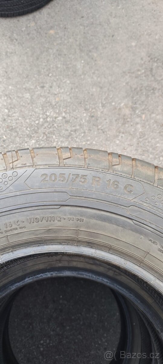 205/75R 16C Continental 4 x letní - 2